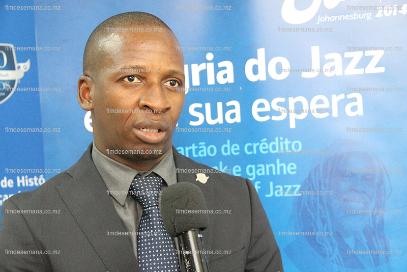 Claudio Banze represetante do Standard Bank