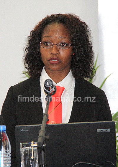 Danila Marrengula representante dos estudantes do IMEP