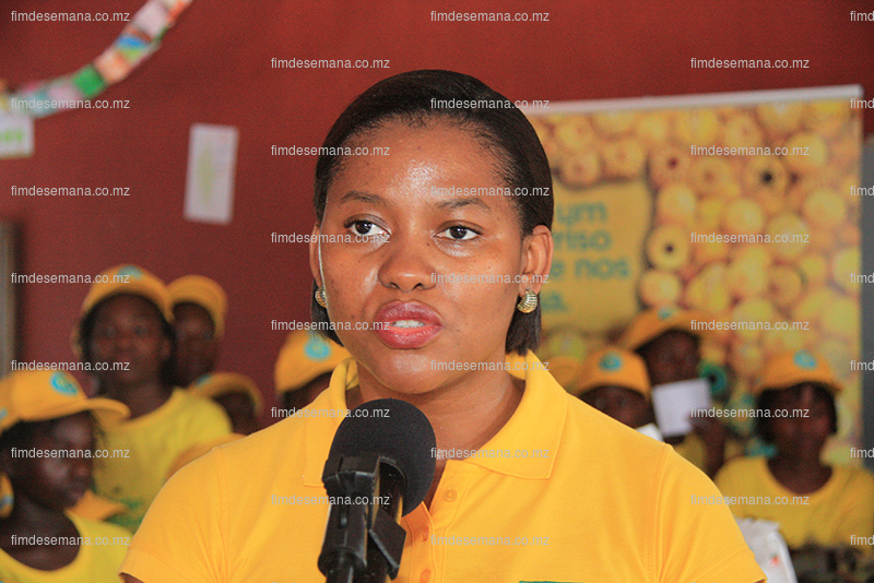 Felícia Nhama - representante da mcel