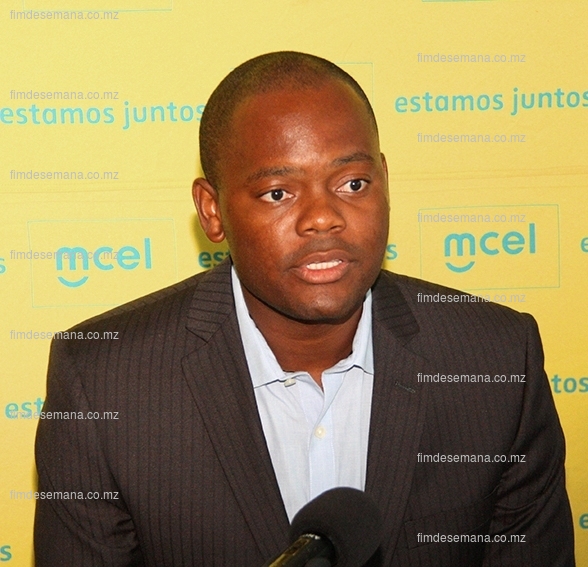 Jonas Alberto chefe do Grupo de Eventos Promoções e Patrocínios da mcel