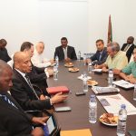 Membros da CTA durante encontro sobre criação do Fundo de Responsabilidade Social da CTA