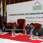 Mesa que dirigiu a sessão de abertura do II Seminário Nacional dos CEPs 1024x663