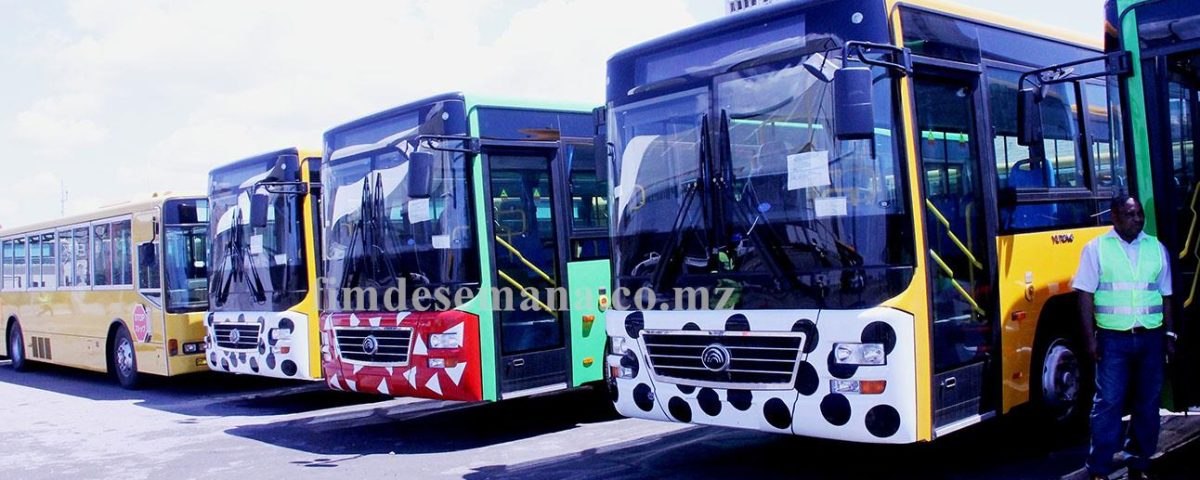 Parte dos autocarros projecto Parceria P&uacute;blico Privada