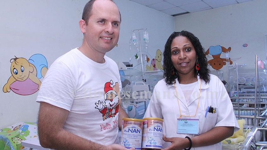 Entrega simb&oacute;lica do leite em p&oacute; ao Ber&ccedil;&aacute;rio