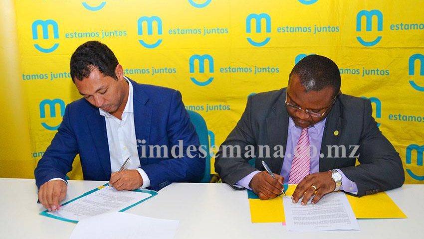 Assinatura de contrato entre mcel e Grupo Desportivo de Maputo