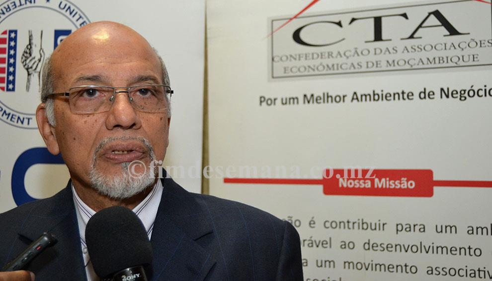 Kekobad Patel presidente do Pelouro da Pol&iacute;tica Fiscal Aduaneira e Com&eacute;rcio Internacional da CTA