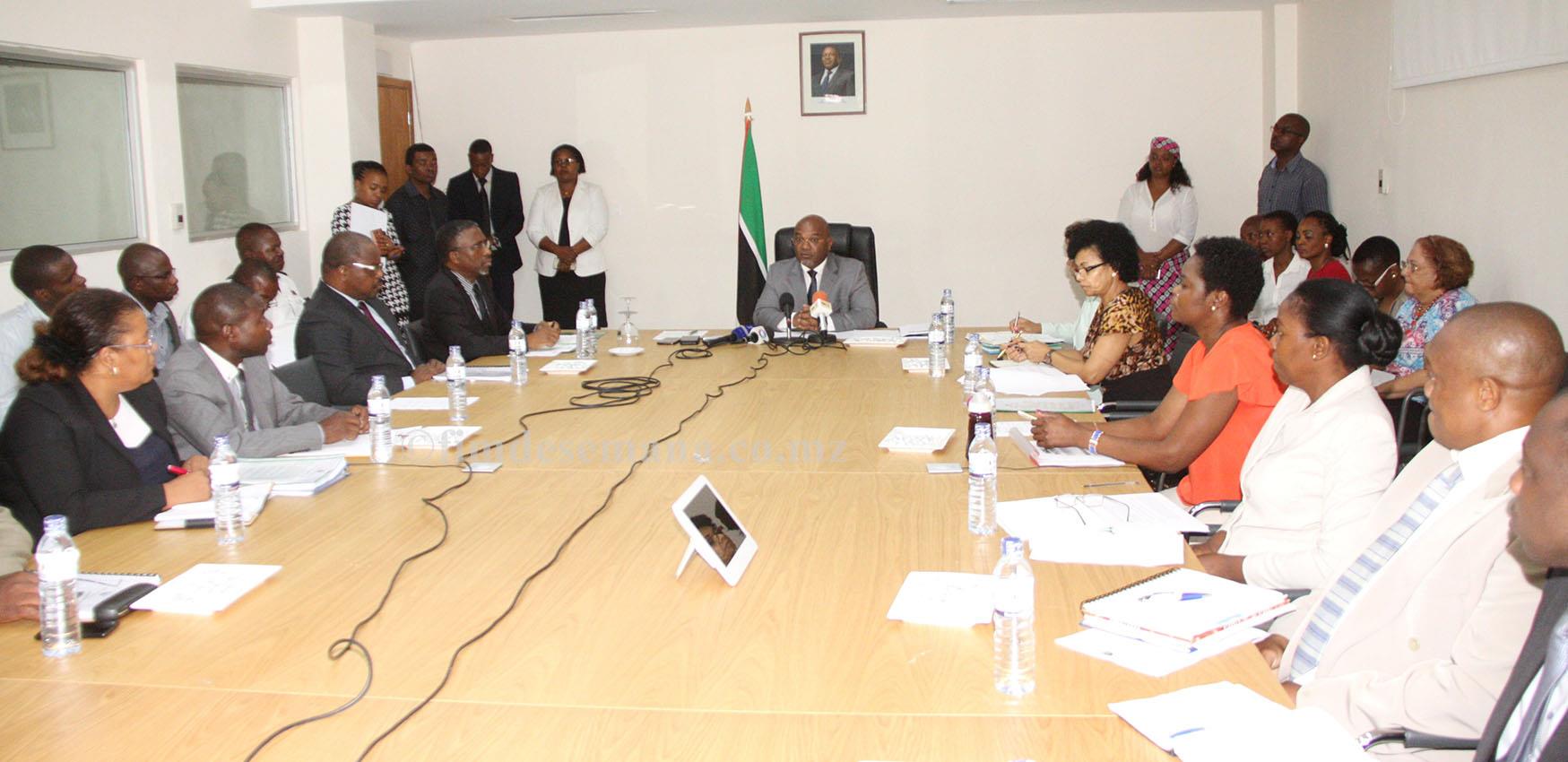 Mesa que presidiu Primeira Sess&atilde;o do Conselho Nacional de Via&ccedil;&atilde;o