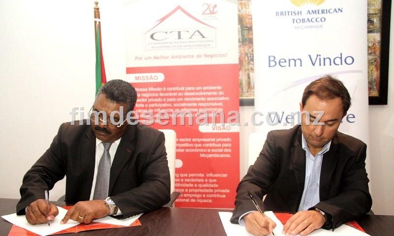 Asssinatura de memorando entre a CTA e a British American Tobacco Mo&ccedil;ambique