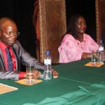 Mesa que presidiu a ora&ccedil;&atilde;o de sapi&ecirc;ncia da Ministra do Trabalho Emprego e Seguran&ccedil;a Social