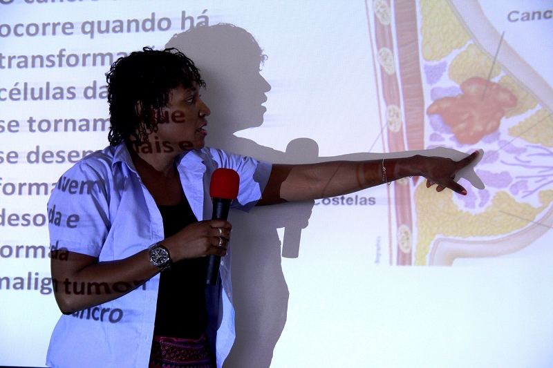 Palestra sobre cancro do colo e da mama