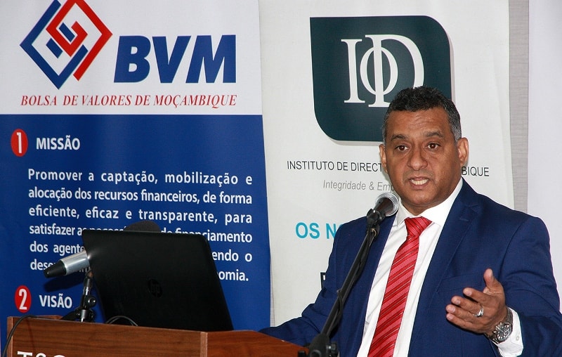 Salim Val&aacute; PCA da Bolsa de Valores de Mo&ccedil;ambique