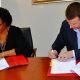 Assinatura do acordo entre a FUNDE e o JOBA
