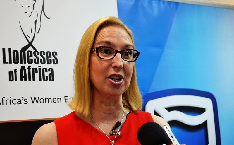 Melanie Hawken fundadora do Lionesses of Africa