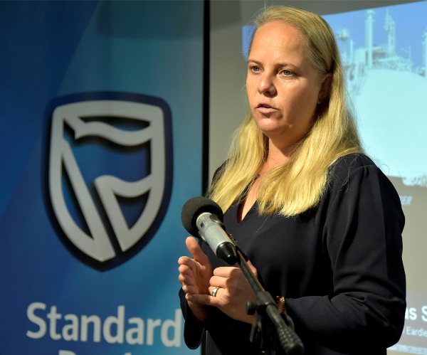 Sasha Vieira responsavel pela Incubadora de Negocios do Standard Bank