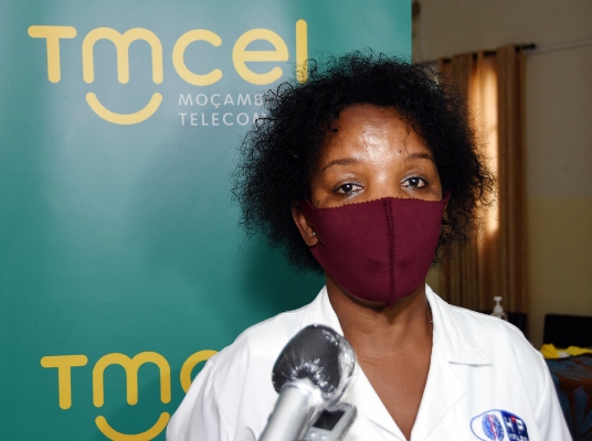 Serena Chachuaio directora do Hospital Psiquiatrico de Infulene