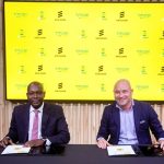 Acto de assinatura do acordo de parceria entre a Tmcel e a Ericsson