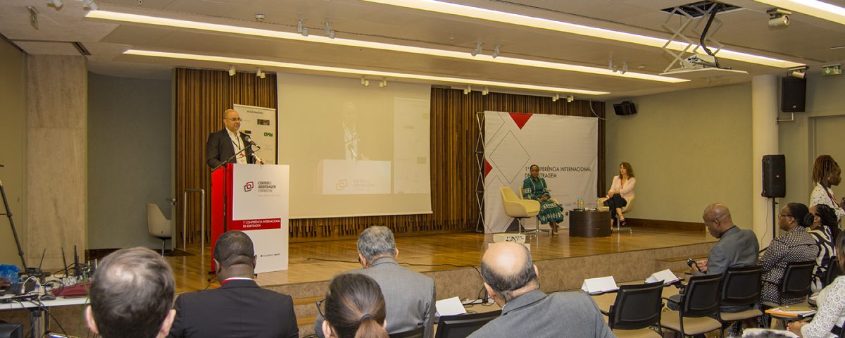Cerimónia de abertura da primeira Conferência Internacional de Arbitragem