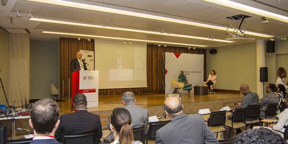 Cerimónia de abertura da primeira Conferência Internacional de Arbitragem