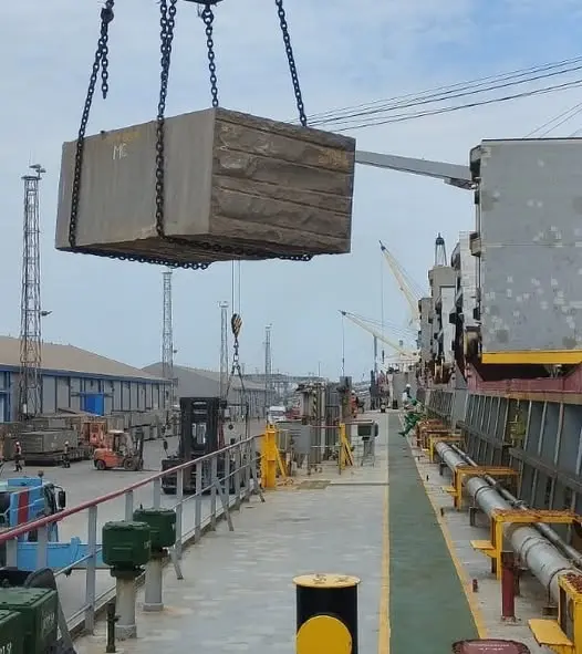 Porto da Beira Fixado novo recorde no Terminal de Carga
