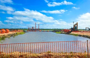 Visita às obras da vala de drenagem (1)