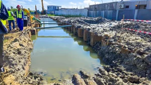 Visita às obras da vala de drenagem (3)