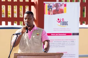 Hélder Manjate, vereador da Educação, Desporto e Cultura no Conselho Municipal da Matola Rio