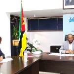 Encontro entre o ministro e a presidente do Conselho de Administração da AURA