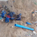 Obras de reforço da rede de água no bairro Inhagóia “B” 3