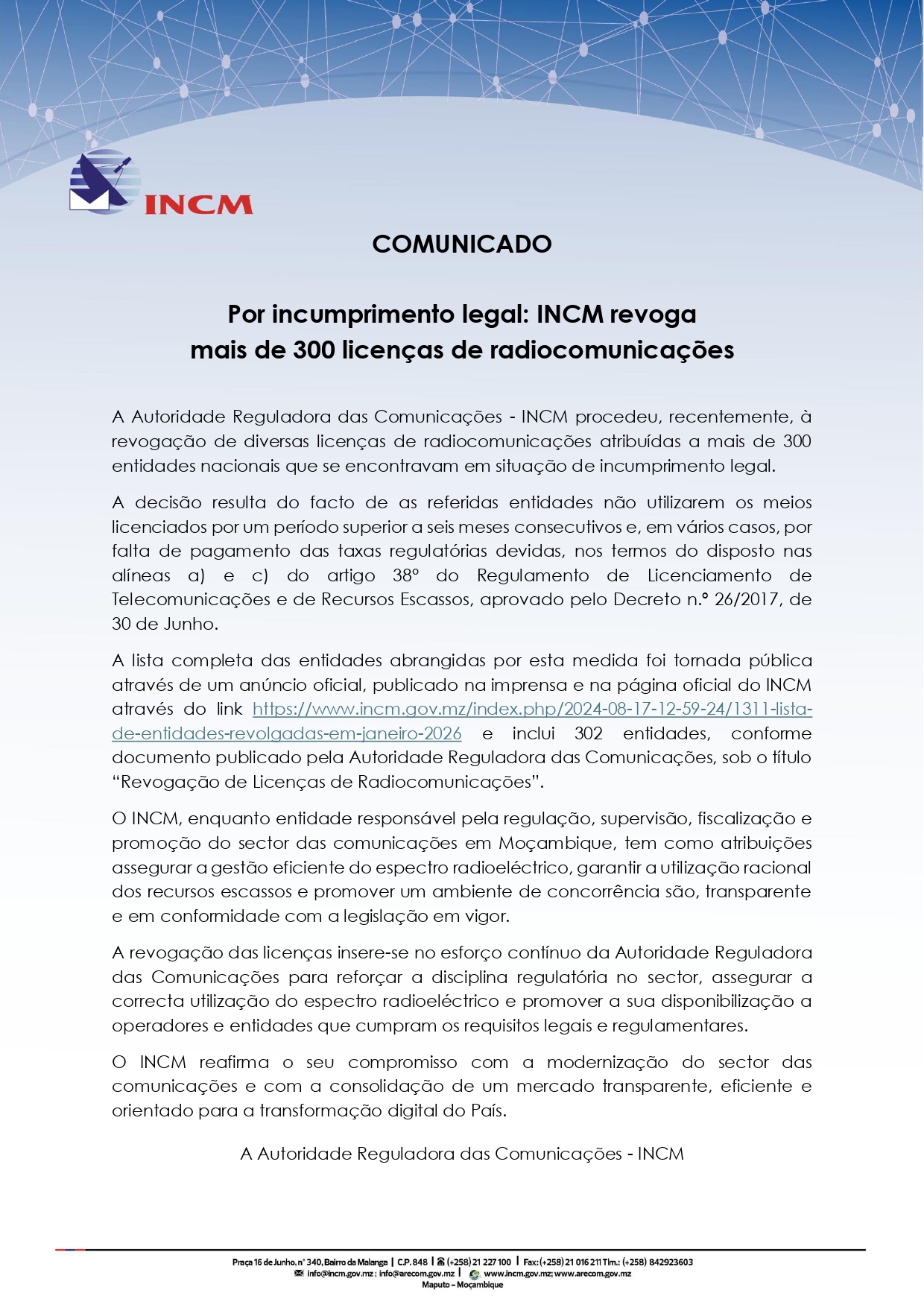 Por incumprimento legal: INCM revoga mais de 300 licenças de ...